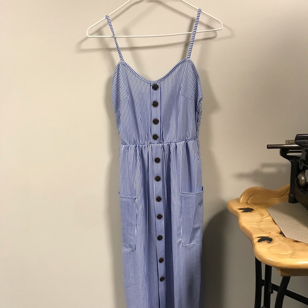 Pinstripe summer dress
